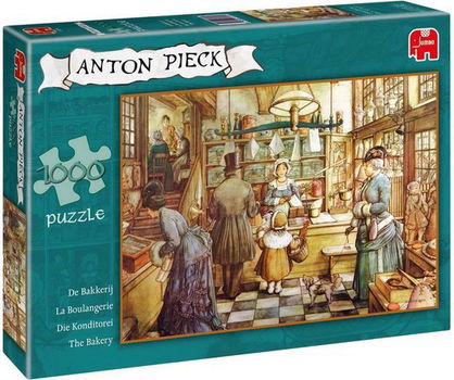 Anton Pieck - De Bakkerij Jumbo Puzzle 1000 Stukjes - 0