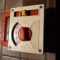 fisher price., radio , vintage - opwindsysteem