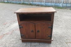 Oude vintage houten kast