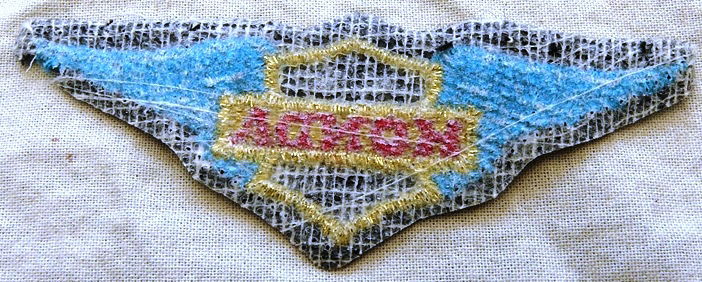 Patch, Sew On, Vintage, Honda Motorcycle, Afm.: 10x3,5cm, 1980s. - 2