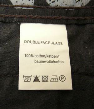 Jeans / Spijkerbroek, DF Jeans - Double Face Jeans, Size: 33/34, 1990s. - 5