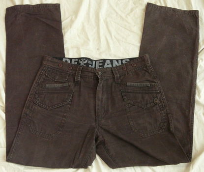 Jeans / Spijkerbroek, DF Jeans - Double Face Jeans, Size: 33/34, 1990s. - 7