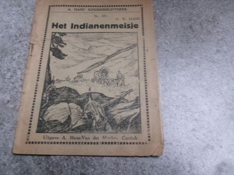 Het indianenmeisje - Hans, Abraham A. Hans' kinderbibliotheek nr 381 - 0