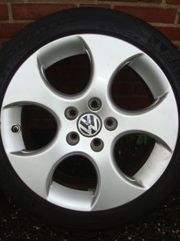 17''Originele GTI Velgen en Banden Steek 5x112 - 0