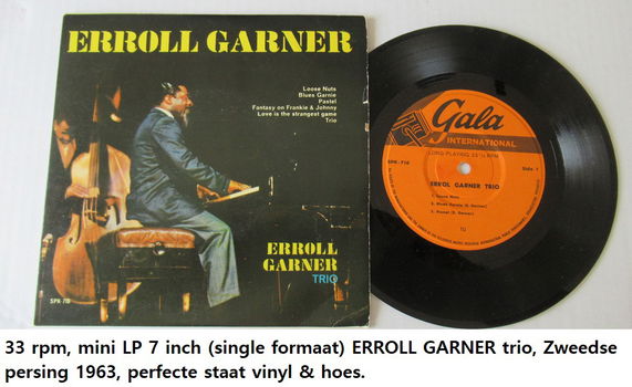 ERROLL GARNER, mini LP, 7 inch 6 nummers - 0