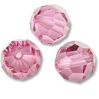 Swarovski 5000 Rose 6mm 7 Stuk - 0