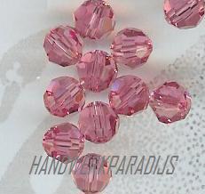 Swarovski 5000 Rose 6mm 7 Stuk - 1