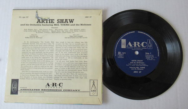 ARTI SHAW, Mel Torme & the Meltones, EP 1965, nieuw - 1