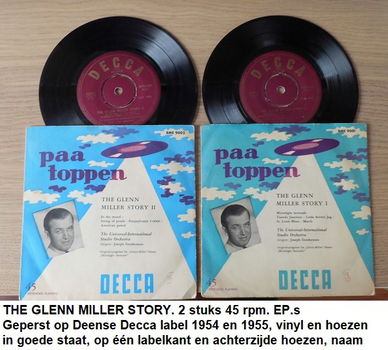 set EP's uit 1954 en 1955, THE GLENN MILLER STORY - 0