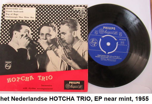 HET HOTCHA TRIO, Nederlandse EP uit 1955, near mint - 0