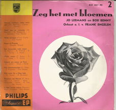 Jo Leemans, Bob Benny – Zeg Het Met Bloemen N° 2