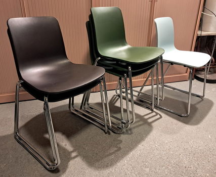 6 Vitra stapelbare sledestoelen (Lees goed) - 0