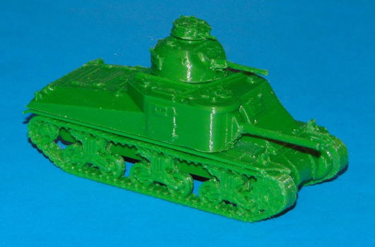 Amerikaanse M3 Lee tank - 3D-print in diverse schalen - 0