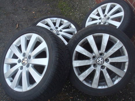 17”Orig VW Highline Velgen Golf 5 6 7 Audi a3 a4 Seat 5x112 - 7