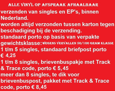 splinternieuwe oudere singles, veel jaren 70 en 80, nooit gespeeld. - 7