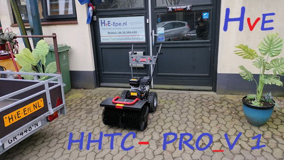 HHTC- PRO V1 = Veegmachine 60 Cm. gemonteerd ( + 5 Ltr. ASPEN4 ) - 0