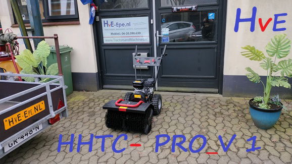 HHTC- PRO V1 = Veegmachine 60 Cm. gemonteerd ( + 5 Ltr. ASPEN4 ) - 2