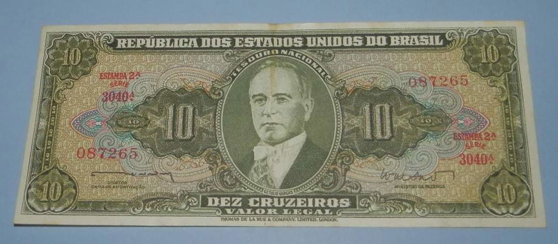 Brazilië - 10 cruzeiros 1959 - 0