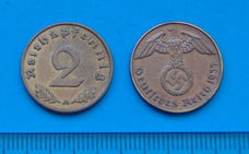 Duitsland - 2 pfennig 1937A - Pr+