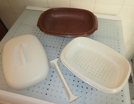 Rijst en groente stomer van tupperware 1273-14 - 1