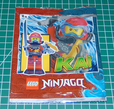 Lego Ninjago duiker Kai met zwaard-harpoen en katana - 0