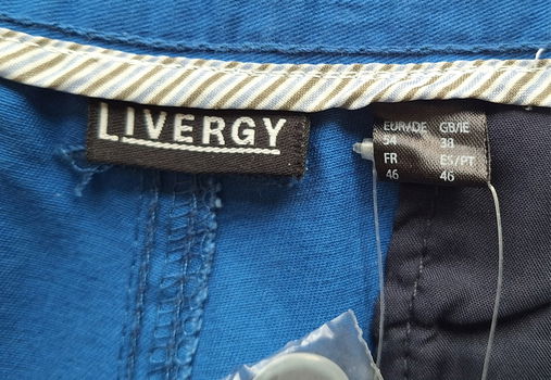 Te koop nieuwe blauwe broek van Livergy (maat: 38). - 5