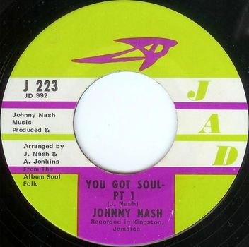 Single - Johnny Nash - You got soul - 1