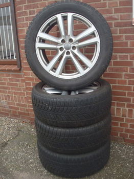 20 Inch Originele Audi Q5 TDI S-Line Velgen + Banden Steek 5x112 - 6