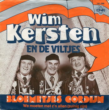 Single - Wim Kersten en de viltjes - Bloemetjes gordijn - 0