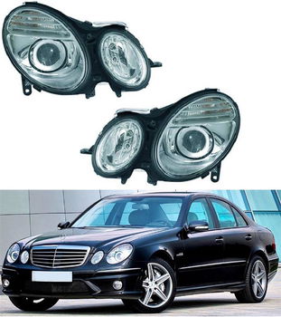 Koplampen Xenon links en rechts Mercedes Benz E Klasse W211 - 0