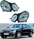 Koplampen Xenon links en rechts Mercedes Benz E Klasse W211 - 0 - Thumbnail