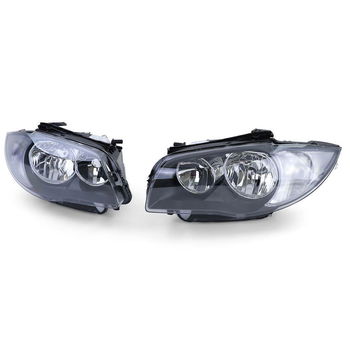 Koplampen set zwart voor BMW 1 Serie E87 E82 E87 E88 - 1