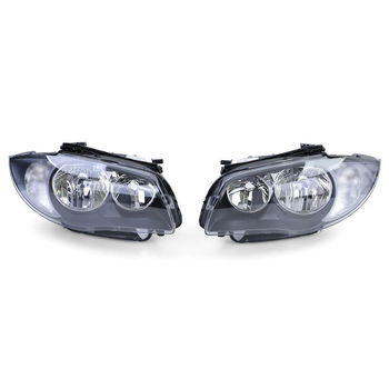 Koplampen set zwart voor BMW 1 Serie E87 E82 E87 E88 - 3