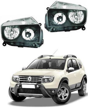 Koplampen zwart voor Dacia Duster 2010-2014 Nieuw! - 0