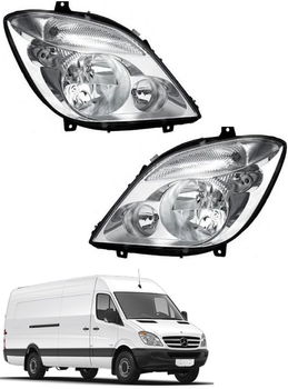 Koplampen met mistlampen voor Mercedes Benz Sprinter W906 - 0