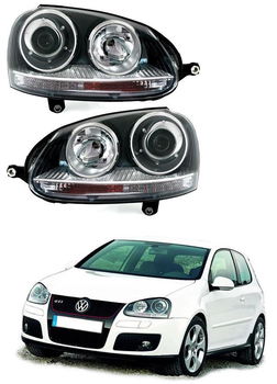 Koplampen set GTI Look VW Golf V 2003-2008 - 0