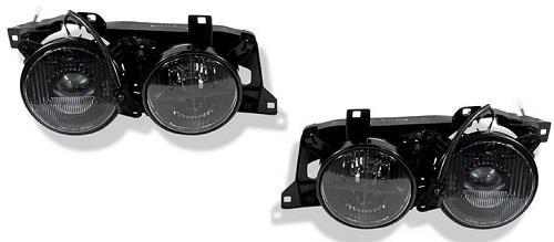 Koplampen set zwart BMW 5 serie E34 1988-2005 - 2