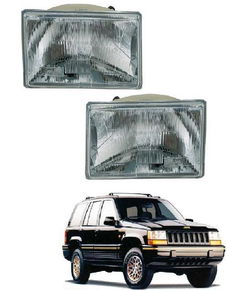 Jeep Grand Cherokee 1993-1999 koplampen links en rechts