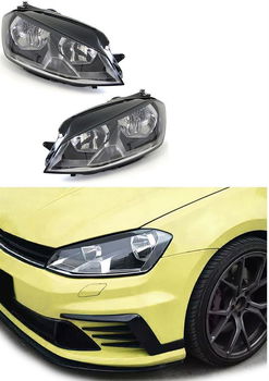 VW Golf 7 VII Koplampen zwart met dagrijverlichting koplamp - 0