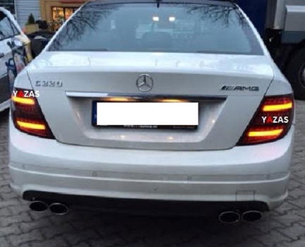 Mercedes Benz C Klasse W204 LED achterlichten smoke - 2