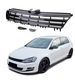 VW Golf 7 embleemloze grille hoogglans zwart - 0 - Thumbnail