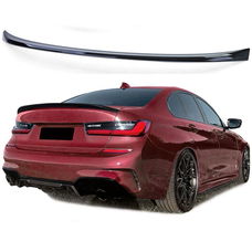 BMW 3 serie G20 spoiler, kofferbakspoiler hoogglans zwart