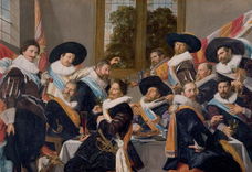 Maaltijd van de Cluveniersschutterij - Frans Hals - 1627