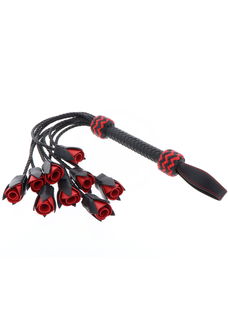 Real Leather Roses Whip