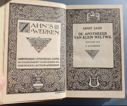 Ernst Zahn - De apotheker van Klein Weltwill (Wereldbibliotheek 1914) - 3