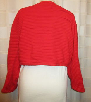 Rode bolero Maat 48 van merk Carol Sophie nr A28 - 1