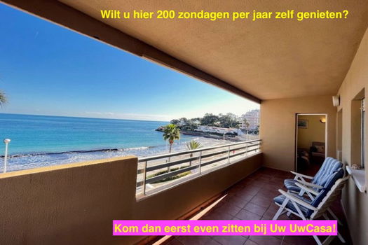 Uw eigen ruime Appartement in CALPE direct aan zee met parking en - 0