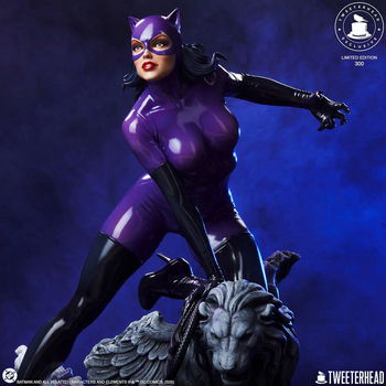 Tweeterhead DC Comics Maquette Catwoman Purple Edition - 2