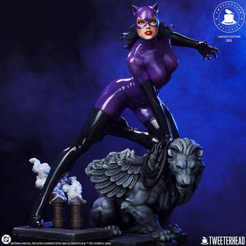 Tweeterhead DC Comics Maquette Catwoman Purple Edition - 3