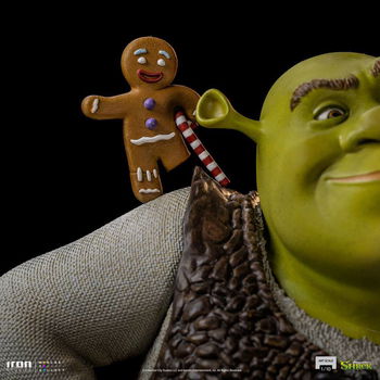 Iron Studios Deluxe Statue Shrek Donkey and The Gingerbread Man - 2